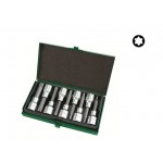 Набор бит TORX 1/2" 9пр. T20-T60 TOPTUL