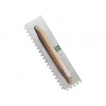 Гладилка швейц.нерж.с дер.ручкой 130х480мм зуб 10x10мм ВОЛАТ