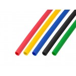 Набор термоусаживаемых трубок 4,0 / 2,0 мм, пять цветов (50 шт. по 1 м) Юпитер