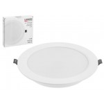 Светильник светодиодный встраиваемый круг 12 Вт 4000К, IP44 RS-R LEIDEN ELECTRIC