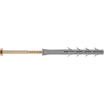 Дюбель рамный(фасадный) TSX-S 10х120 мм нейлон, потай, с шурупом (50 шт в уп.) ТК