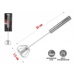 Венчик полуавтоматический, нерж.сталь, CHEF, PERFECTO LINEA