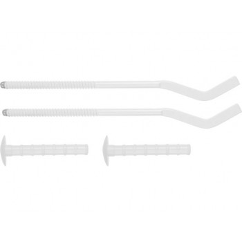 Кронштейн штыревой плоский с дюбелем для радиаторов 7,5х165мм, 2 шт., AV Engineering