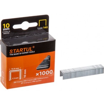 Скобы  10мм тип 140 (1000шт) STARTUL MASTER (ST4554-10)