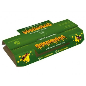 Липкая пластина от тараканов и муравьев "Прилипала", 1 шт.