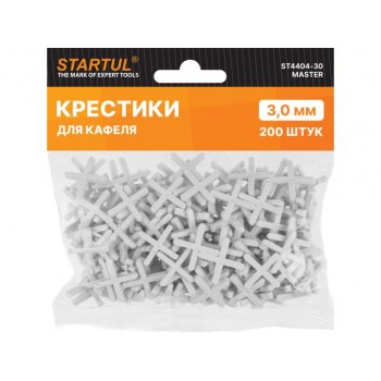 Крестики д/кафеля 3,0мм 200шт STARTUL MASTER (ST4404-30)