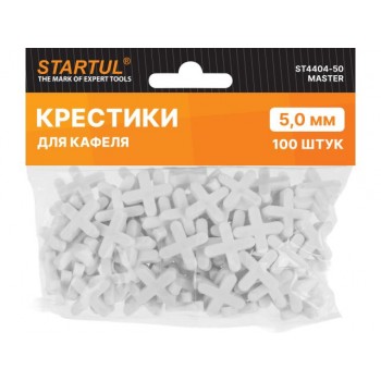Крестики д/кафеля 5,0мм 100шт STARTUL MASTER (ST4404-50)