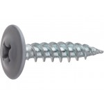 Саморез 4.2х19 мм с прессшайбой, цинк, острый, RAL 7004 (1000 шт в карт. уп.) STARFIX