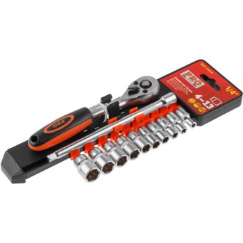 Набор головок 1/4" 4-13мм 12предм. PRO STARTUL (PRO-41414)