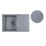 Мойка кухонная из искусственного камня BENEFIT серебро 730х470 мм, AV Engineering