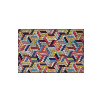 Коврик влаговпитывающий  "Velur"  60*90 см "Мультицвет 3D", "VORTEX"