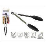 Щипцы кулинарные, силиконовые, 23 см, NATURAL GREEN, PERFECTO LINEA