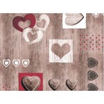 Клеенка столовая, нетканая основа с ПВХ покр., коллекция "DECO", 1 м.пог., PERFECTO LINEA