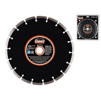 Алмазный круг 230х22 мм универс. сегмент. GEPARD