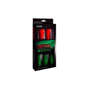 Набор отверток 5шт ударных пластм.рукоятка TOPTUL