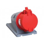 Розетка силовая 16А 380В 5 pin 3P+PE+N IP44 ОП MAGNUM IEK