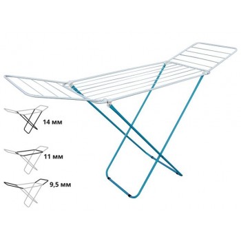 Сушилка для белья напольная, 16м, серия Maria, бело-голубая, PERFECTO LINEA