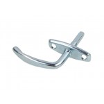 Ручка завертки врезной, цинк STARFIX