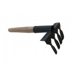 Грабли малые витые 4 зуб. с дер.черенком 370мм