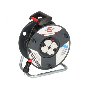 Удлинитель на катушке 50м (4 роз., 3.3кВт, с/з) Brennenstuhl Garant