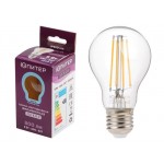 Лампа светодиодная филаментная A60 СТАНДАРТ 8 Вт E27 4000К ЮПИТЕР ДЕКОР