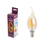 Лампа светодиодная филаментная CA35 СВЕЧА НА ВЕТРУ 6 Вт E14 3000К ЮПИТЕР ДЕКОР
