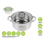 Кастрюля из нерж.стали, 3.2 л, ф 20 x 11.5 см, STARCOOK, PERFECTO LINEA