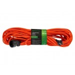 Удлинитель-шнур 20м (1 роз., 2,2кВт, б/з, ПВС 2х1) Юпитер