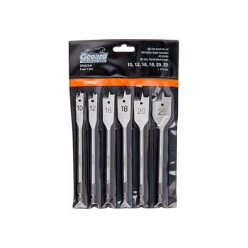 Набор сверл перьевых по дереву 6 шт. GEPARD (GP0415-6)