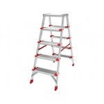 Лестница-стремянка алюм. двухст. 110 см 5 ступ. 7,5кг NV 3127 Новая высота