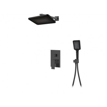 Душевая система (Lt) D35, серия Lily черный, a-five