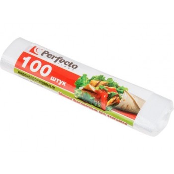 Мешки фасовочные для пищевых продуктов, 100 шт., "для завтраков", PERFECTO LINEA