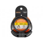 Замок велосипедный кодовый 8х800мм STARTUL MASTER (ST8090-080)
