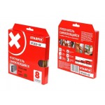 Уплотнитель "E" коричневый 10х4мм 6м (сдвоенный профиль 2х3м) STARFIX