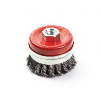 Щетка д/шлиф.маш. "чашка" косич. 100мм усиленная GEPARD (GP0860-100)