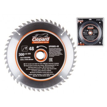 Диск пильный 300х32/30 мм 48 зуб. по дереву GEPARD