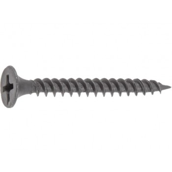 Саморез 3.5х55 мм для монтажа ГКЛ к металлу, фосфат (100 шт в пласт. конт.) STARFIX