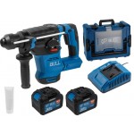 Аккум. перфоратор BULL CBH 1826 Xcase, XLTpro, БЕСЩЕТ., 18 В, 2.6 Дж, 26 мм, 2x6 А*ч, з/у