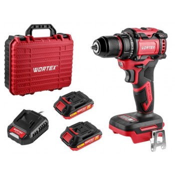 Аккум. дрель-шуруповерт WORTEX BD 2025 DLi в чем. ALL1 XLT БЕСЩЕТ, 18 В, 50 Н*м, 2х2 А*ч, БЗП 10 мм