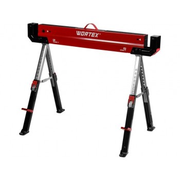 Козлы строительные регулируемые Wortex SAS 1180 макс 590 кг, высота 617-815 мм, длина 1085 мм