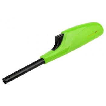 Пьезозажигалка бытовая газовая с классическим пламенем зеленая СК-306 СОКОЛ