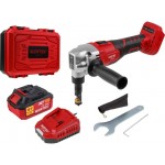 Аккум. ножницы высечные WORTEX CNB 1825 XLT SET БЕСЩЕТ., 18 В, 900-2000 ход/мин, до 2,5 мм, 1х4 А*ч