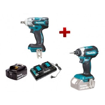 Аккум.  ударный гайковерт MAKITA LXT DTW 285 Z в кор. + АКЦИЯ  АКБ BL1860 со скидкой 50%