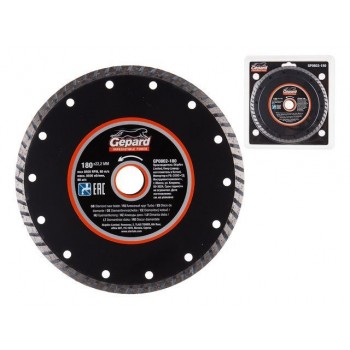 Алмазный круг 180х22 мм универс. Turbo GEPARD