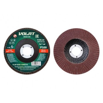 Круг лепестковый 125х22мм P100 конич. ВОЛАТ