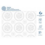 Клеенка столовая, нетканая основа с ПВХ покр., коллекция "DECO", 1 м.пог., PERFECTO LINEA