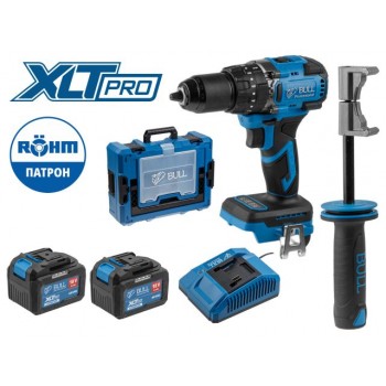 Аккум. дрель-шуруповерт BULL SR 1806 R-series SOLO XLTpro БЕСЩЕТ., Удар., 18 В, 80 Н*м