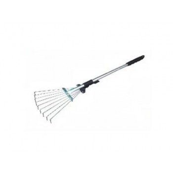 Грабли веерные раздвижные малые "Лидер"с мет. черенком