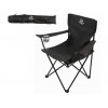 Кресло складное кемпинговое с держателем для бутылок + чехол, черное, серия Coyote, ARIZONE