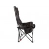 Кресло складное кемпинговое с карманом + чехол, черное, ARIZONE